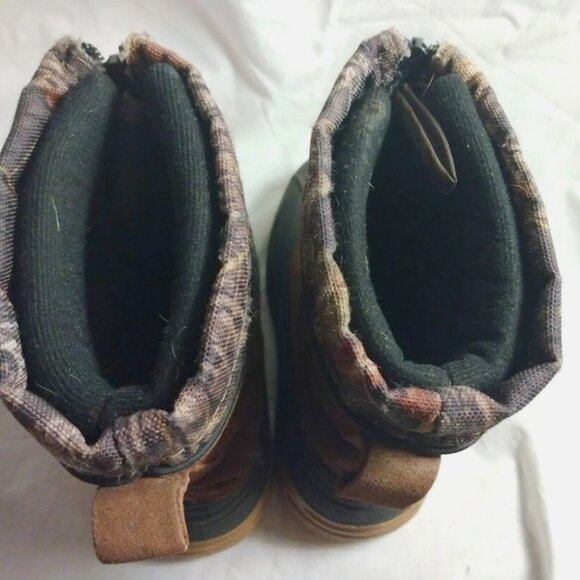 Ozark Trail Camo Camouflage Winter Rubber Snow Boots Removable Liners 10 Boys - Picture 4 of 8